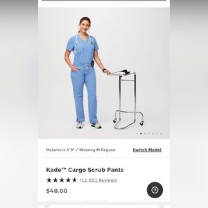 FIGS Ciel Blue Set XS - LIKE NEW